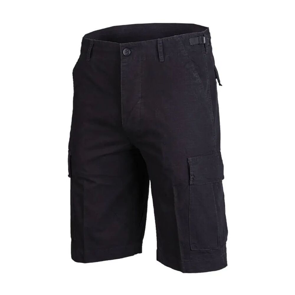 NWOT- XXL Mil-Tec Brand U.S. Military style black prewashed lightweight Bermuda